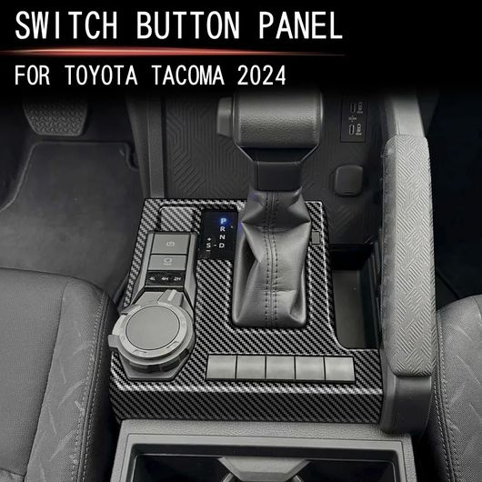 適用: トヨタ タコマ 2024 2025 ABS カーボンファイバー インテリア