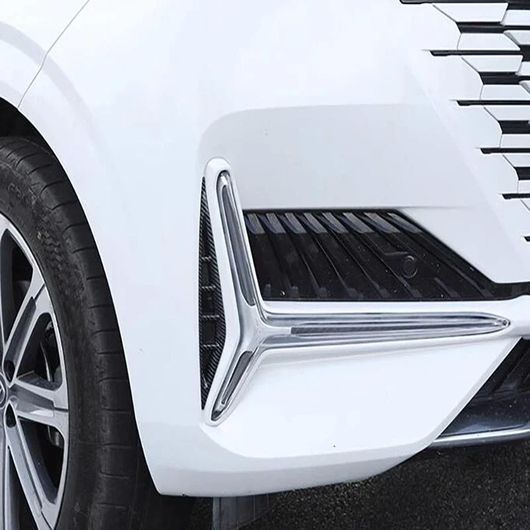 適用: 長安汽車 UNIK UNI-K 2021 2022 2023 ABS カーボンファイバー フロント リア フォグランプ 装飾 ライト カバー フロント リア SR-AA-4028_2