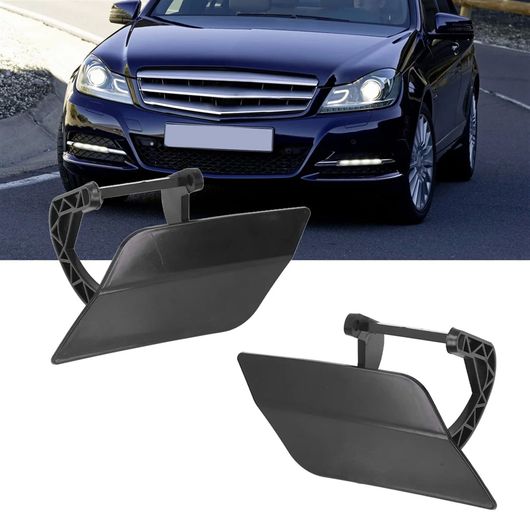 1 ペア ヘッドライト ウォッシャー カバー ブラケット 適用: メルセデス-ベンツ C-クラス W204 2007-2011 2048802124 2048802224 SR-AA-8916_4