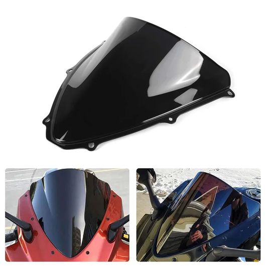 適用: スズキ GSXR600 GSXR750 GSXR 600 750 K6 K7 2006-2007 オートバイ シールド デフレクター プロテクター ウィンド ブラック・クリア SR-BB-4221の画像