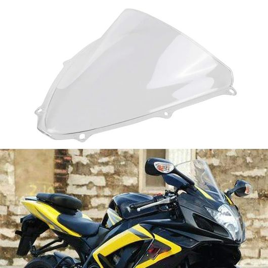 適用: スズキ GSXR600 GSXR750 GSXR 600 750 K6 K7 2006-2007 オートバイ シールド デフレクター プロテクター ウィンド ブラック・クリア SR-BB-4221の画像