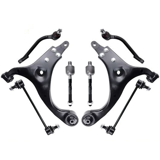 8ピース フロント ロワー コントロール アーム タイ ロッド エンド スタビライザー リンク キット 適用: ヒュンダイ/現代/HYUNDAI エラントラ SR-BB-4984