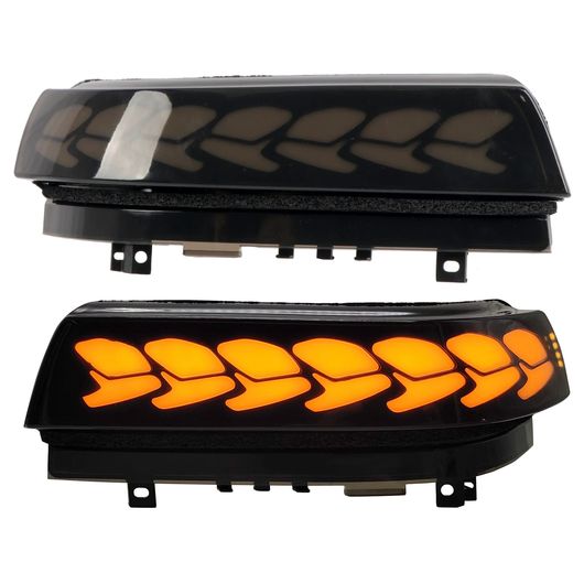 2ピース ダイナミック インジケーター ウインカー 適用: 三菱 パジェロ V80 V93 V95 V97 V98 2007-2021 アクセサリー LED ウインカー サイド SR-BB-5884