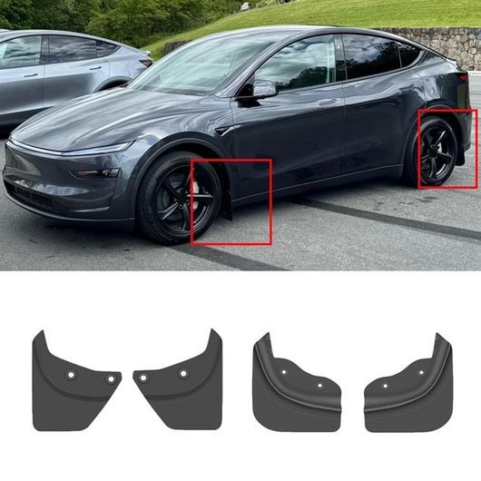 適用: テスラ/TESLA モデル Y マッド フラップ ジュニパー 2025