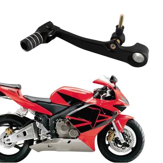 折りたたみ ギア シフト レバー オートバイ 適用: ホンダ CBR600RR 2003-2004 フット レバー シフター ペダル ブラック SR-CC-9449_3