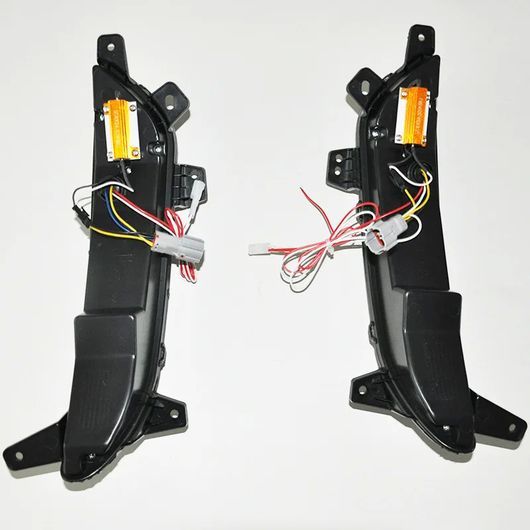 DRL 適用: ヒュンダイ/現代/HYUNDAI ラフェスタ LED DRL デイタイム ドライビング ランニング ライト デイライト フォグランプ カバー ホール SR-DD-0970_3