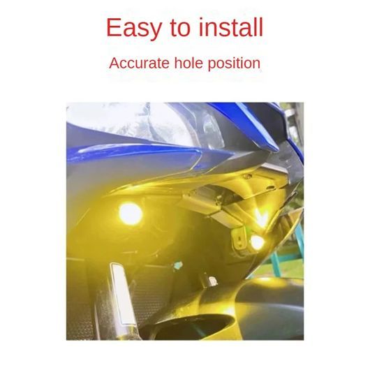 オートバイ アクセサリー スポットライト ブラケット ドライビング ライト マウント 適用: YZF R3 YZF-R3 2019-2023 アクセサリー ブラック SR-DD-1291_2