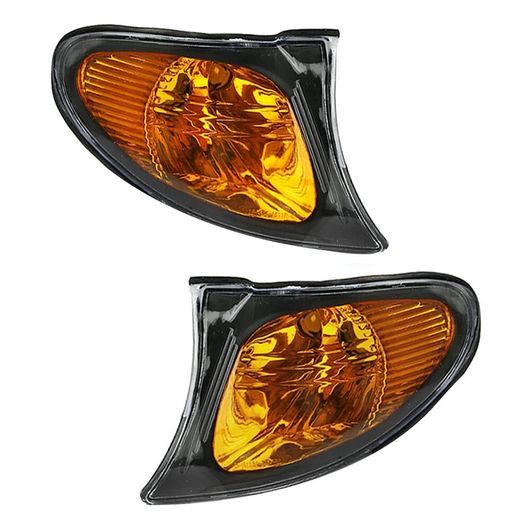 アンバー ターンシグナルライト コーナー ライト 適用: BMW E46 3シリーズ 4-ドア 2002-2005 イエロー 左 SR-DD-1417