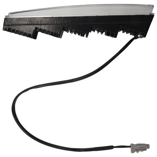 2ピース フロント バンパー DRL LED デイタイムランニングライト インジケーター ランプ プラスチック 適用: W463 シルバー ホワイト SR-DD-1699_1