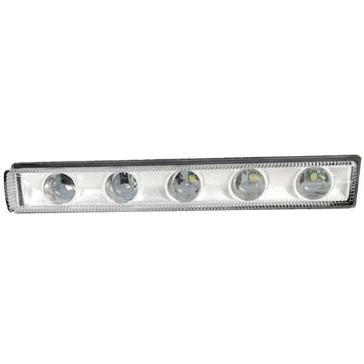 2ピース フロント バンパー DRL LED デイタイムランニングライト インジケーター ランプ プラスチック 適用: W463 シルバー ホワイト SR-DD-1699_3