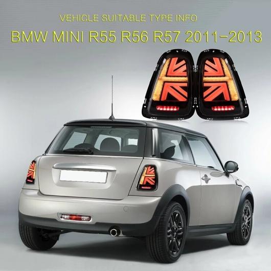 テールライト 適用: BMW ミニ R55 R56 R57 R61COOPER LED リア ランプ オート テール LED ランプ レッド〜スモーク レッド AL-MM-8642 ALの画像