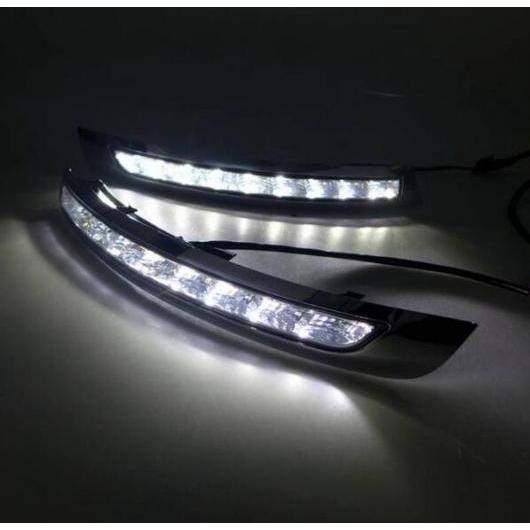 2ピース LED 12V デイタイム ランニング ライト DRL 適用: ボルボ XC90 2007-2013 ABS フォグランプ カバー イエロー タイプ001 AL-FF-1328 AL