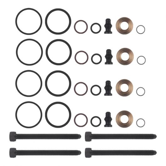 フューエル インジェクター シール リペア キット インジェクター ボルト 適用: A2 A3 A4 シュコダ 1.2 1.4 1.9 TDI 1417010997 ブラック AL-KK-1104 AL