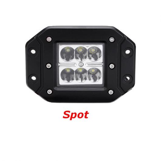 直売格安 4インチ 12V/24V 投光ランプ スポット 6LED ライト 適用: オフロード ラーダ/LADA 1ピース スポット・1ピース 投光ランプ AL-KK-2737 AL
