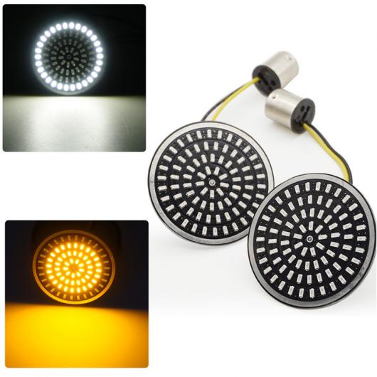 1ペア LED ウインカー インジケーター ライト ランプ 11561157 ライト 適用: 2ピース ホワイト イエロー〜2ピース レッド AL-KK-2828 2輪 AL_1