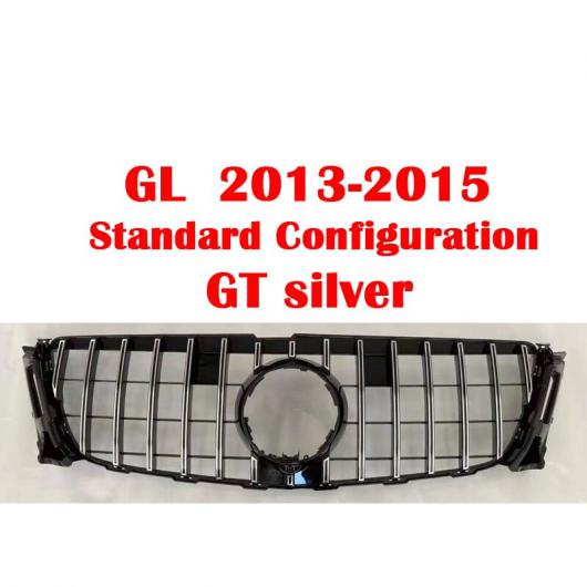 適用: メルセデス・ベンツ GL GLS X164 X166 2006-2019 GL350 GL400 GL500 GLS450 ミドル グリル GT センター フロント スタイル 11 AL-MM-4438 AL