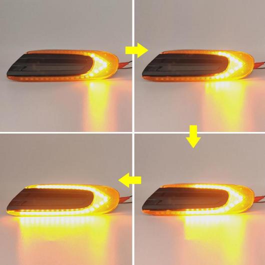 2平和条約 出来そこない LED 側面目じるし 照明ランプ 活動的 琥珀色 ターンシグナルライト 当てはめる: ミニ クーパー F55 F56 F57 黄色〜せつ然たる AL-MM-5806 AL