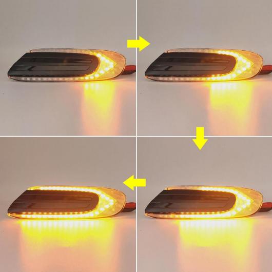 2平和条約 出来そこない LED 側面目じるし 照明ランプ 活動的 琥珀色 ターンシグナルライト 当てはめる: ミニ クーパー F55 F56 F57 黄色〜せつ然たる AL-MM-5806 AL