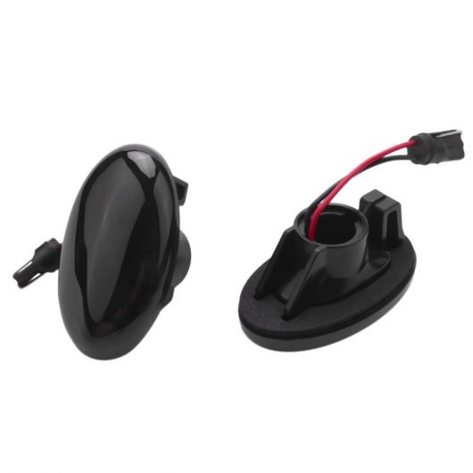 2ピース LED サイド マーカー ライト ウインカー ライト 適用: メルセデス・ベンツ スマート W450 W452 Aクラス W168 VITO ブラック・ホワイト AL-NN-6114 ALの画像