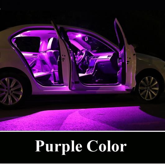 車内 ルームライト LED 適用: メルセデス・ベンツ C クラス W202 W203 W204 W205 S203 S204 C203 パープル S205 エステート 6ピース AL-NN-8543 AL