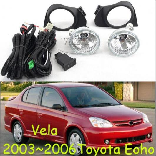 バンパー ヘッドライト 適用: EOHO VELA フォグライト エコー 2003-2006 ハロゲン バルブ タイプ001 トヨタ エコー VELA 2003-2006 AL-OO-0059 AL