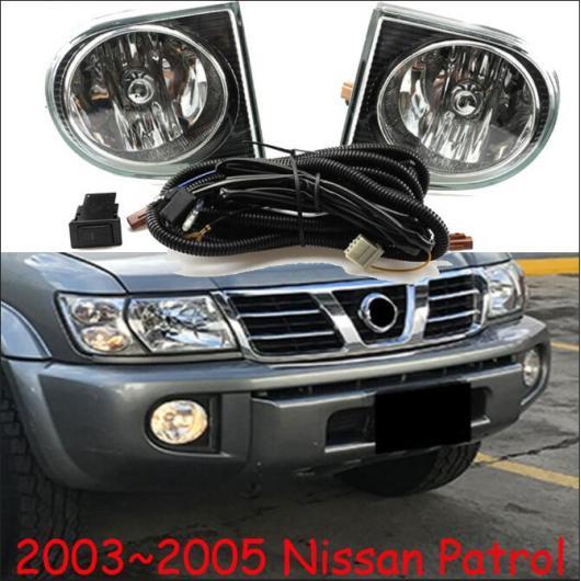 バンパー ヘッドライト 適用: 日産 パトロール フォグライト 2003-2005 ハロゲン バルブ オート タイプ001 日産 パトロール 2003-2005 AL-OO-0067 AL