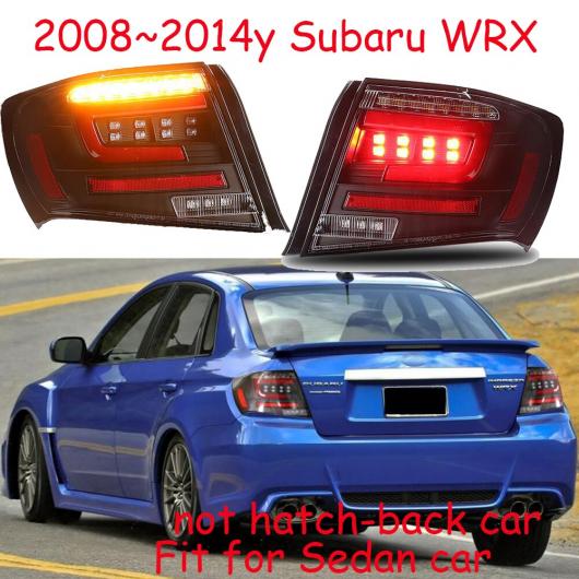 セダン WRX テール ライト 適用: 2008-2014 テールライト LED ランプ リア スモーク レッド スバル WRX 2008-2012 セダン AL-OO-0113 AL