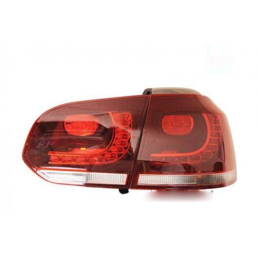 4ピース GOLF6 テール ライト 適用: 2010 2011 2012 2013 テールライト LED ランプ モデル1スタイル VW ゴルフ6 2010-2013 AL-OO-0462 AL