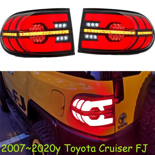 2ピース バンパー モデル1 レッド・モデル1 スモーク レッド トヨタ クルーザー FJ 2007-2014 AL-OO-0516 ALの画像