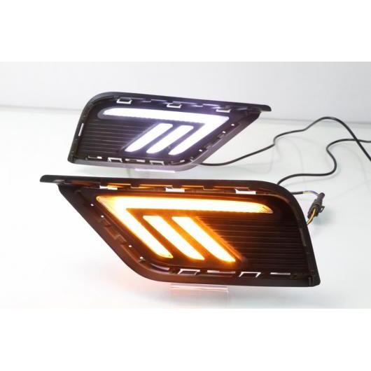 1セット バンパー ランプ 適用: DRL モデル2 ホワイト イエロー・モデル1 ホワイト イエロー VW タル 2019-2020 AL-OO-0627 ALの画像