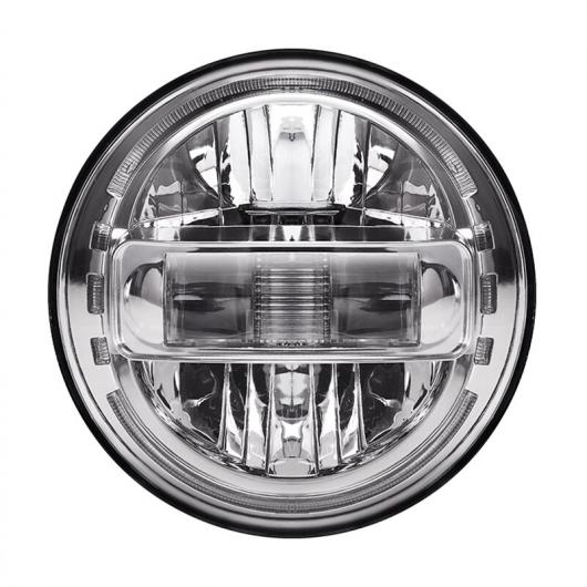 7 インチ LED ヘッドライト ラウンド 適用: ジープ/JEEP ラングラー JK TJ 1ピース ブラック・1ピース シルバー AL-OO-0866 AL_2