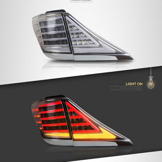 チューニング テール ライト 適用: トヨタ アルファード ヴェルファイア 2007-2013 テールライト LED DRL レッド〜ブラック AL-OO-1014 AL_2