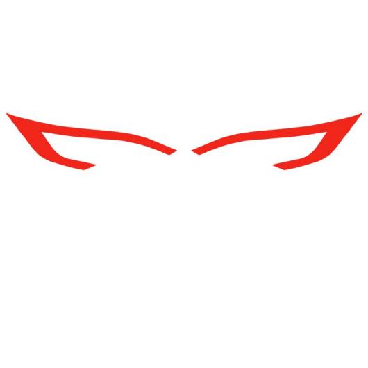 テスラ/TESLA モデル X S デイタイム ランニング ライト 色 フィルム アイブロー ランプ ヘッドライト フィルム ブラック〜アイスブルー AL-OO-1210 AL_2