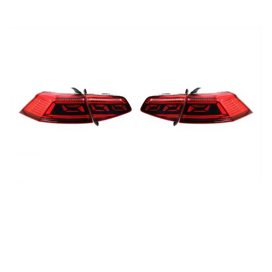 販売売品 ヘッド ランプ 適用: VW パサート LED ヘッドライト 2015-2018 ヘッドライト VW パサート DRL ウインカー ハイ ビーム ブラック・レッド AL-OO-7806 AL