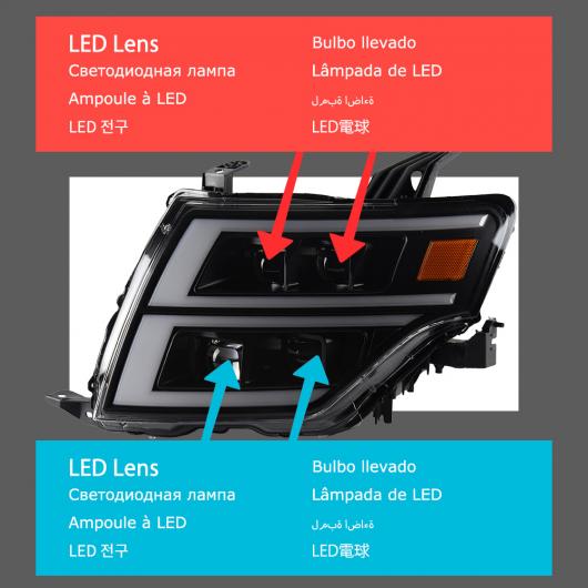 ヘッド ランプ 適用: パジェロ V97 LED ヘッドライト 2006-20220 V93