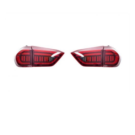 テール ランプ 適用: ホンダ ジャズ フィット GR9 LED テールライト 2019-2021 GR9 リア フォグ ブレーキ ウインカー ブラック・レッド AL-OO-7898 AL_2