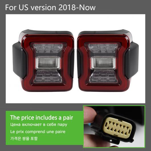 テール ランプ 適用: ジープ/JEEP ラングラー LED テールライト 2008-2021 US タイプ 2008-2017〜EU タイプ 2018- AL-OO-8156 AL_2