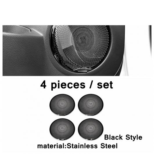 ドア スピーカー ツイーター カバー トリム ガーニッシュ パネル ブラック/シルバー 適用: 日産 キャシュカイ J11 2014-2021 ブラック AL-PP-4368 AL