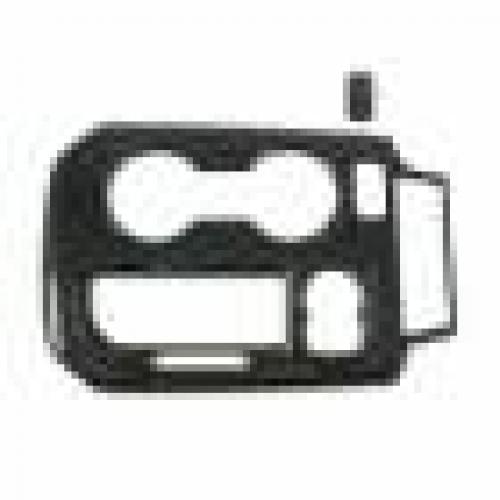 2ピース カーボンファイバー ギア シフト ボックス パネル カバー トリム 適用: シボレー/CHEVROLET ブレイザー 2019 2020 2021 ブラック AL-SS-0665 AL