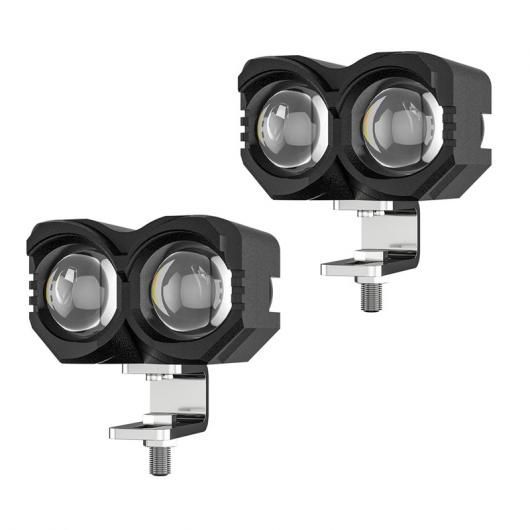 2/3/4 レンズ オートバイ LED スポットライト 補助 フォグライト 3570 6000LM ハイ ロー ビーム ヘッドライト モト 2ピース 2レンズ SR-BB-4165