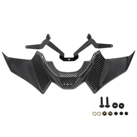 適用: ヤマハ MT-07 SP MT 07 2021 2022 2023 MT07 21-23 オートバイ スポーツ ダウンフォース ネイキッド フロント スポイラー カーボン調 SR-BB-4186
