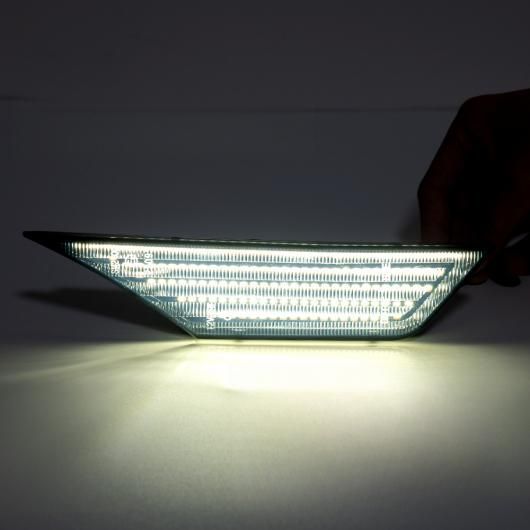 LED フロント フェンダー サイド マーカー ライト ターンシグナルランプ 適用: 2016-2021 10世代 ホンダ シビック ホワイト SR-DD-0845