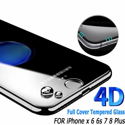 9H硬度4D曲面フル スクリーン カバー 防爆 強化 ガラス フィルム iPhone X 8 7 6s Plus iPhone 8Plus グループ1 AL-AA-1542 AL｜apagency4