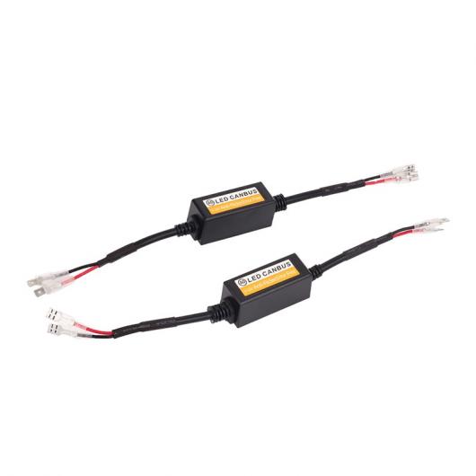キャンセラー 2ピース LED ヘッドライト CAN-BUS 配線キット コンピュータ ワーニング エラー EMC 抵抗 デコーダ 選べる8バルブ形状 AL-AA-5845 AL 自動車