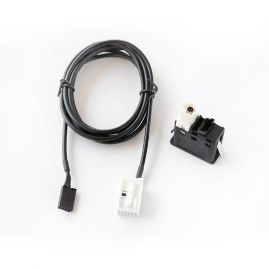 AUX 入力 USB ソケットスイッチ オーディオ アダプタ ケーブル BMW E60 E61 E63 E64 E66 E81 E82 E70 E90 cable with switch AL-AA-7041 AL