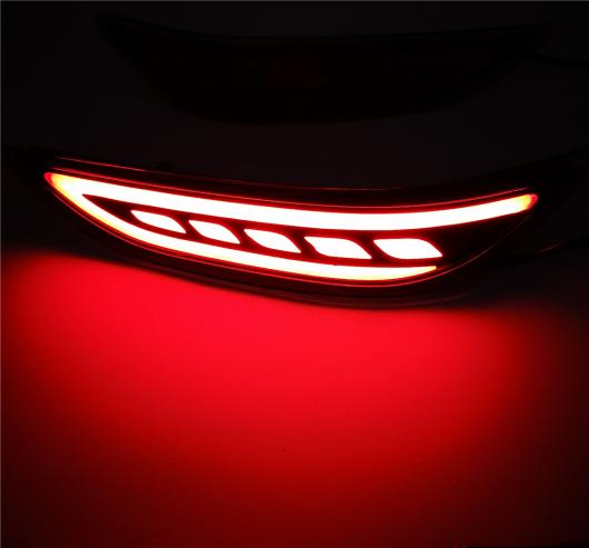 2ピース ホンダ シティ 2014 2015 2016 LED リア バンパー ライトブレーキテールライト ライトリアランプターン シグナル 2 Functions AL-AA-9619_3