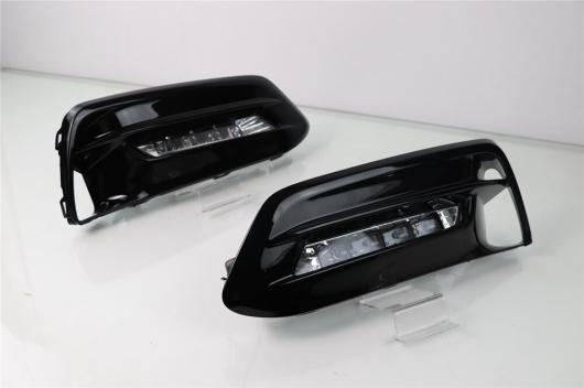 カー点滅 1 三菱 ASX 2013 2014 LED DRL デイタイム ライト 昼光防水 フォグ ヘッドランプ White AL-BB-1551 AL