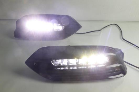 2個 LED ホンダ HRV HR V ヴェゼル 2019 イエロー カラーターンシグナル機能 12V DRL フォグランプ 装飾 White and Yellow AL BB 1598 AL :501805540:オートパーツエージェンシー 4号店