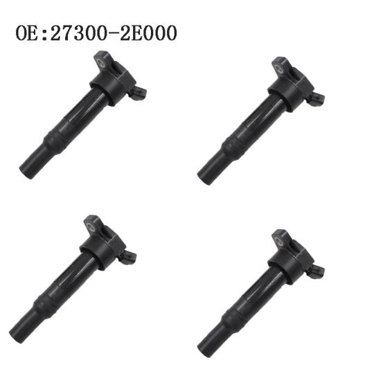 4ピース/ロット イグニッションコイル ヒュンダイ エラントラ魂フォルテ 1.8L 2.0L 2011-2014 273002E000 27300-2E000 AL-CC-0299 AL
