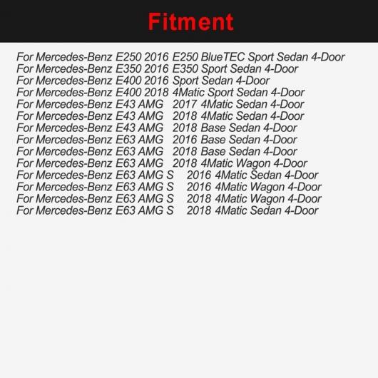 現品発送 リア バンパー リップ スポイラー 適用: ベンツ E250 E350 E400 E43AMG E63AMG 2016-2018 カーボンファイバー ディフューザー AL-DD-8427 AL 【K1565345489】(57212円)